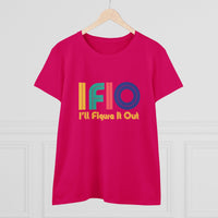 Colorful and Bold IFIO  - I'll Figure it Out - Women's Midweight Cotton Tee