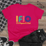 Colorful and Bold IFIO  - I'll Figure it Out - Women's Midweight Cotton Tee