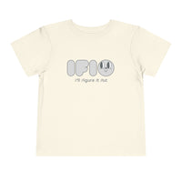 IFIO Bubble letter -I'll Figure it Out -Toddler Short Sleeve Tee