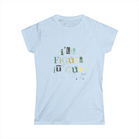 I'll Figure It Out - Paint Splatter Logo - Women's Softstyle Tee