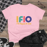 Colorful and Bold IFIO  - I'll Figure it Out - Women's Midweight Cotton Tee