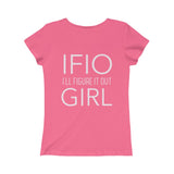 Girls Princess Tee - I'LL FIGURE IT OUT - IFIO girl (youth)