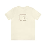 Minimalist Continual line "i" - I'll Figure It Out - Unisex Jersey Short Sleeve Tee