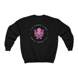 The Octopus Crewneck Sweatshirt- design on the BACK (adult)