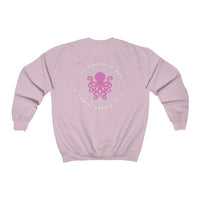 The Octopus Crewneck Sweatshirt- design on the BACK (adult)