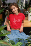 IFIO Flower Script - Jersey Short Sleeve Tee (Adult)